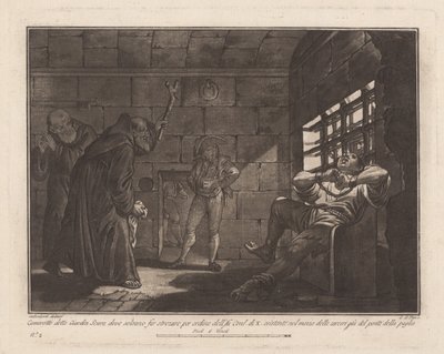 "Giardin Scuro" kuristamisen teloituksista tekijältä Giovanni De Pian, after Francesco Galimberti
