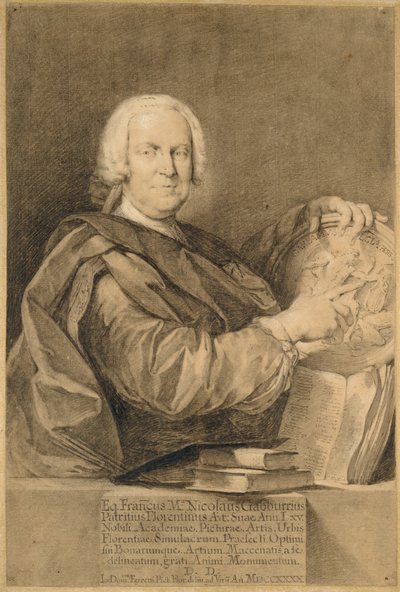 Cavaliere Francesco Maria Niccolò Gabburrin muotokuva tekijältä Giovanni Domenico Ferretti