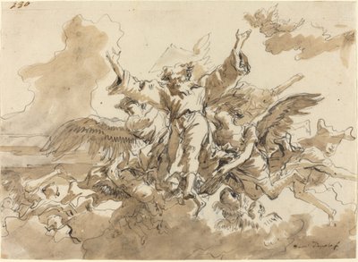 Universumin luominen tekijältä Giovanni Domenico Tiepolo