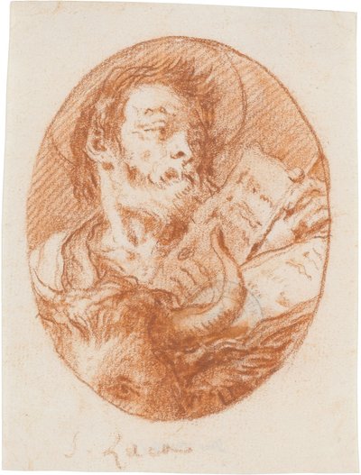 Der heilige Lukas tekijältä Giovanni Domenico Tiepolo