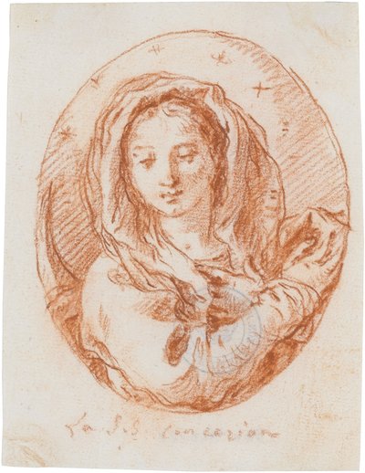 Die Unbefleckte Empfängnis Mariä tekijältä Giovanni Domenico Tiepolo