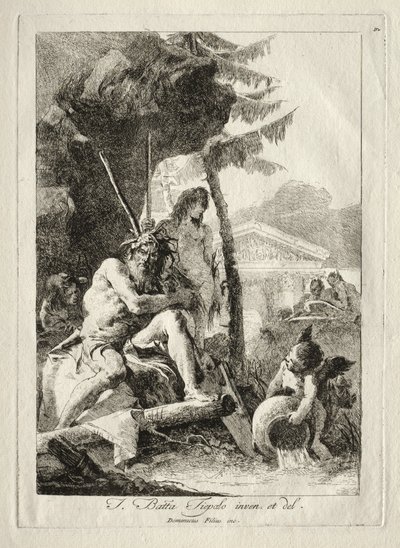Joen hahmot tekijältä Giovanni Domenico Tiepolo