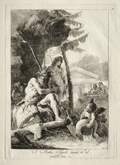 Joen hahmot. tekijältä Giovanni Domenico Tiepolo