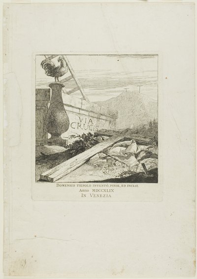 Etutaulu Ristin asemalle tekijältä Giovanni Domenico Tiepolo