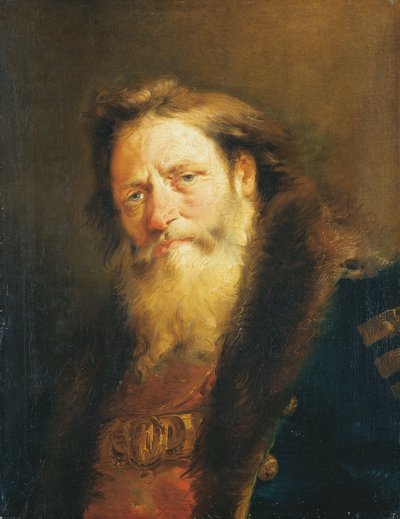 Vanhan miehen pää tekijältä Giovanni Domenico Tiepolo