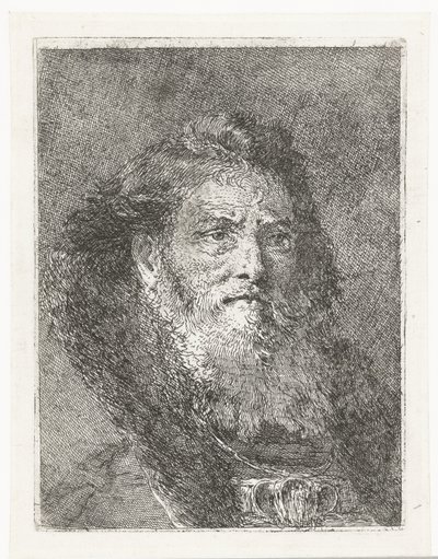 Mies ilman päähinettä Pääkokoelma (sarjan nimi) Raccolta di Teste (sarjan nimi) tekijältä Giovanni Domenico Tiepolo