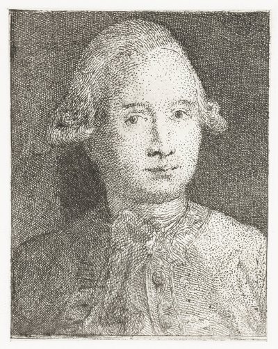 Giovanni Domenico Tiepolon muotokuva Pääkokoelma (sarjan nimi) Raccolta di Teste (sarjan nimi) tekijältä Giovanni Domenico Tiepolo