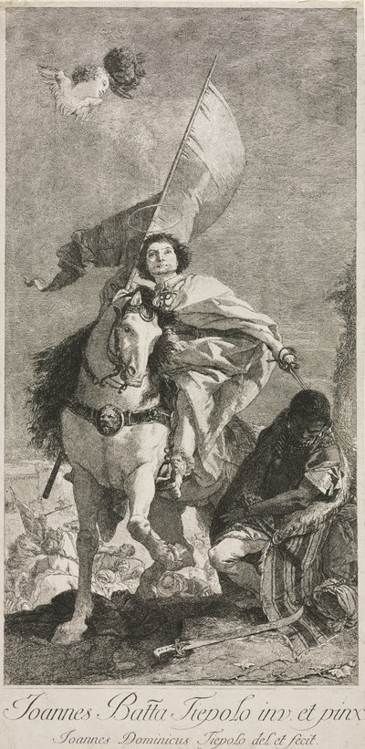 Pyhä Jacques. tekijältä Giovanni Domenico Tiepolo