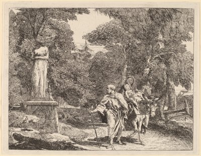 Episodi of the Falling Idol tekijältä Giovanni Domenico Tiepolo