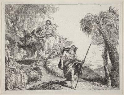 Pako, Joosef etualalla tekijältä Giovanni Domenico Tiepolo