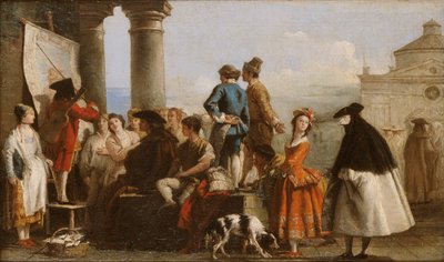 Tarinankertoja tekijältä Giovanni Domenico Tiepolo
