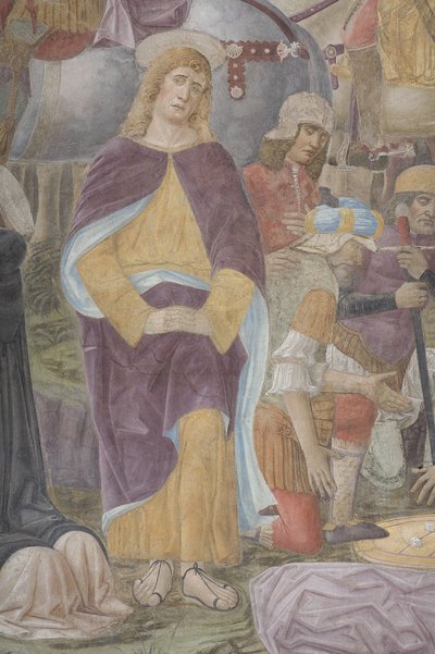 Ristiinnaulitseminen, 1495 (yksityiskohta numerosta 3498420) tekijältä Giovanni Donato Montorfano