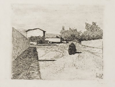 A Street tekijältä Giovanni Fattori