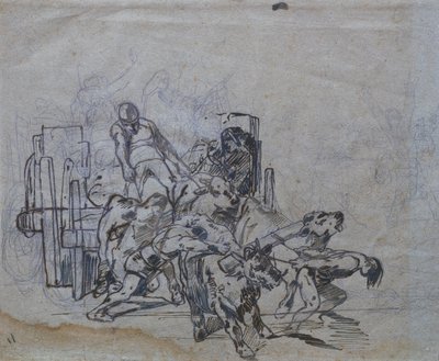 Kärry neljällä härällä tekijältä Giovanni Fattori