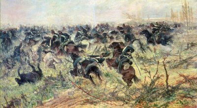 Ratsuväen panos tekijältä Giovanni Fattori