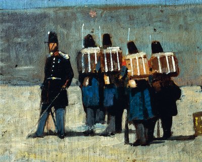 Ranskalaiset sotilaat vuonna -59 tekijältä Giovanni Fattori