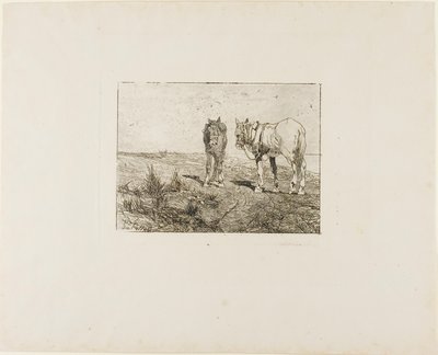 Hevosten lepo tekijältä Giovanni Fattori