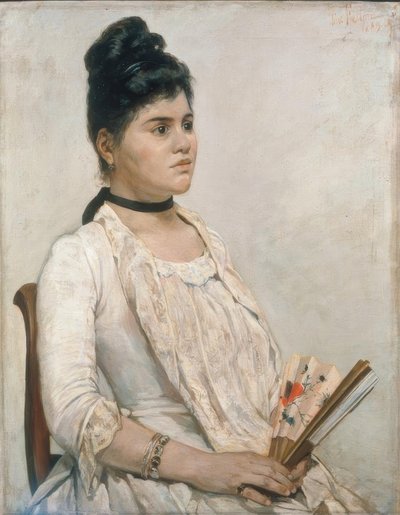 Muotokuva tytärpuoli tekijältä Giovanni Fattori