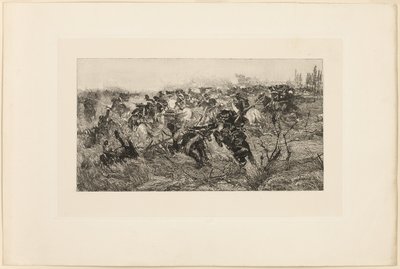 Ratsuväen panos tekijältä Giovanni Fattori