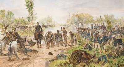 Custozan taistelu tekijältä Giovanni Fattori