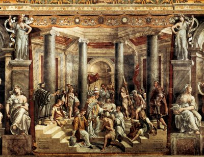 Konstantinuksen kaste tekijältä Giovanni Francesco (c.1488 1528) Penni