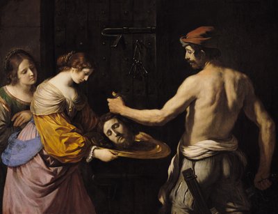 Salome ottaa vastaan Pyhän Johannes Kastajan pään, 1637 tekijältä Giovanni Francesco Barbieri