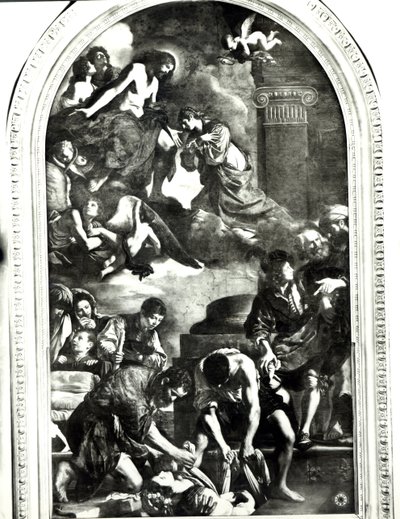 Huonekalut ja erilaiset esineet 1100- ja 1300-luvuilta tekijältä Giovanni Francesco Barbieri