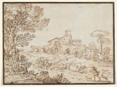 Termi de Caracalla (Caracallan kylpylät) tekijältä Giovanni Francesco Grimaldi