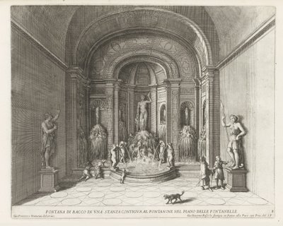 Fontein van Bacchus Villa d