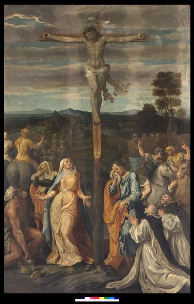 Ristiinnaulitseminen, 1541-45 tekijältä Giovanni Fratino