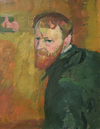 Omakuva Giacometti, Giovanni (1868-1933). Öljy kankaalle, c. 1913, mitat: 65x50. Kunsthaus Züerich tekijältä Giovanni Giacometti