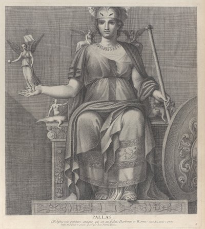Pallas, 1680-1741. tekijältä Giovanni Girolamo Frezza