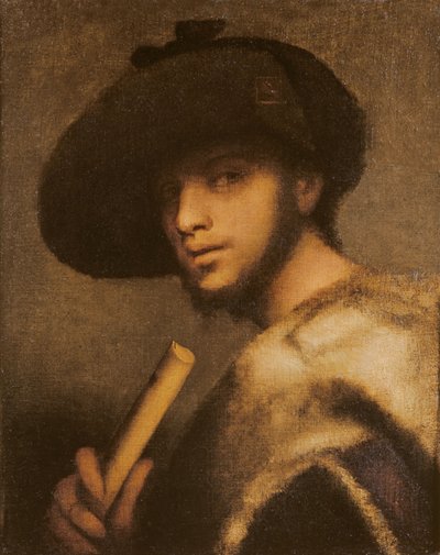 Piper (öljy kankaalle) tekijältä Giovanni Girolamo Savoldo