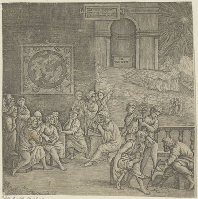 Filosofin koulu tekijältä Giovanni Jacopo Caraglio (attributed to)