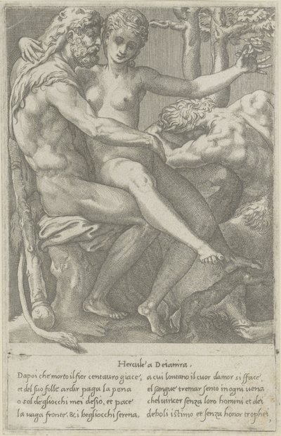Loves of the Gods (sarjan nimi) tekijältä Giovanni Jacopo Caraglio