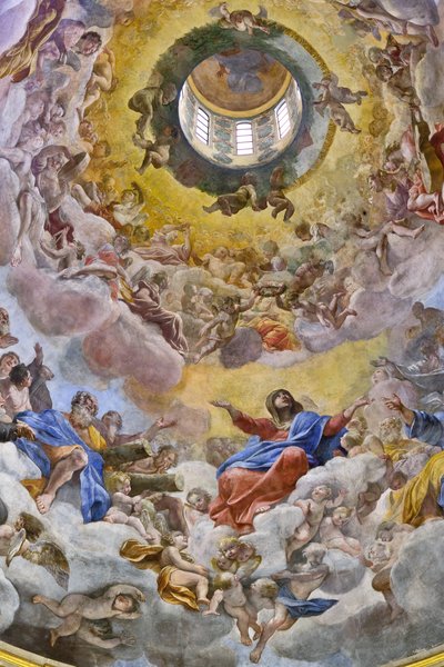 Glory of Paradise, yksityiskohdat tekijältä Giovanni Lanfranco