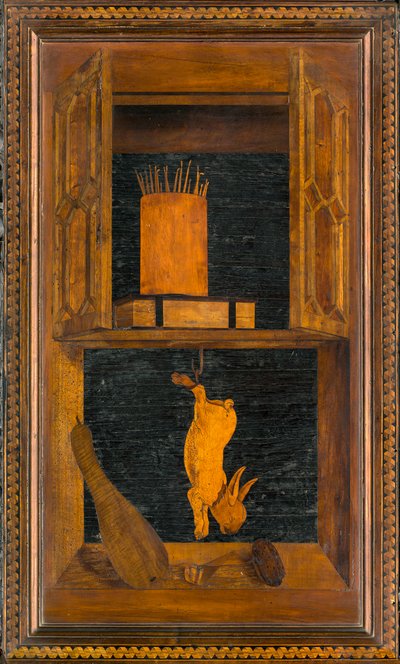 Lignaean Canonical Choir, upotekoriste Giovanni Maria Platina 1484, Superior Stall tekijältä Giovanni Maria Platina