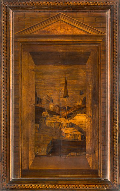 Lignaean Canonical Choir, upotekoriste Giovanni Maria Platina 1484, Superior Stall tekijältä Giovanni Maria Platina