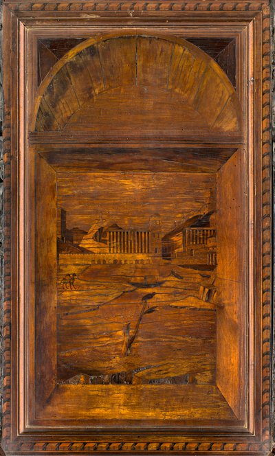 Lignaean Canonical Choir, upotekoriste Giovanni Maria Platina 1484, Superior Stall tekijältä Giovanni Maria Platina