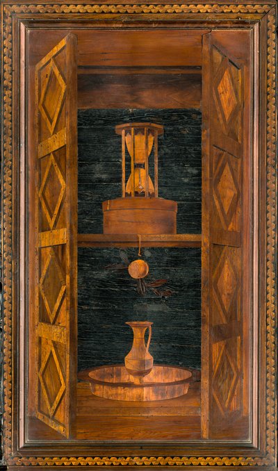 Lignaean Canonical Choir, upotekoriste Giovanni Maria Platina 1484, Superior Stall tekijältä Giovanni Maria Platina