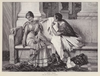 A Love Talk (litho) tekijältä Giovanni Muzzioli