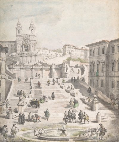 Trinità dei Montin portaat, n. 1756-58. tekijältä Giovanni Paolo Panini