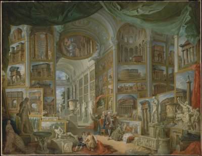 Muinainen Rooma, 1757 tekijältä Giovanni Paolo Pannini