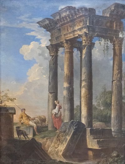 Rauniot paimenten kanssa tekijältä Giovanni Paolo Pannini