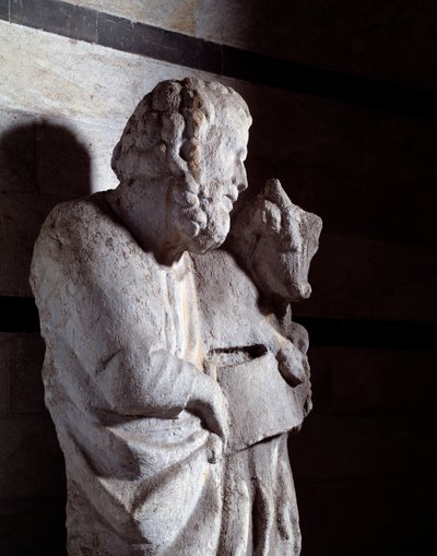 Evankelista Luukas (Marmoriveistos, n. 1306) tekijältä Giovanni Pisano