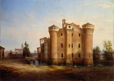 Sforzescon linna Valeggio Nomellinassa tekijältä Giovanni Renica