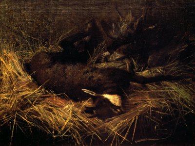 Kuollut säämiskä tekijältä Giovanni Segantini
