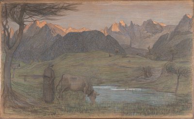 Opinnäytetyö "La Vita" tekijältä Giovanni Segantini