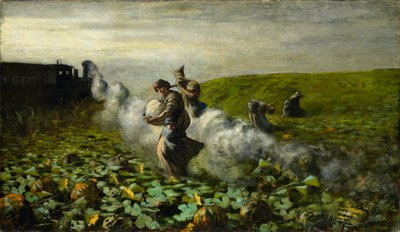 Kurpitsasato, 1897 tekijältä Giovanni Segantini