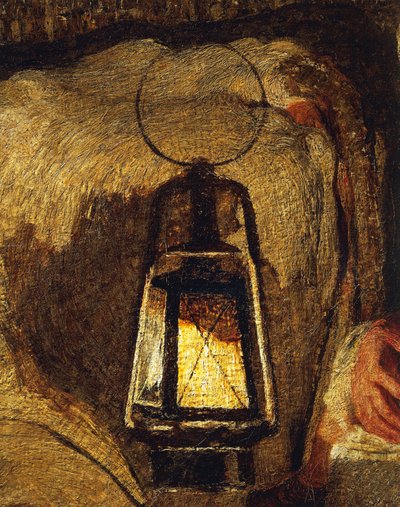 Kaksi äitiä, Giovanni Segantini, yksityiskohta tekijältä Giovanni Segantini